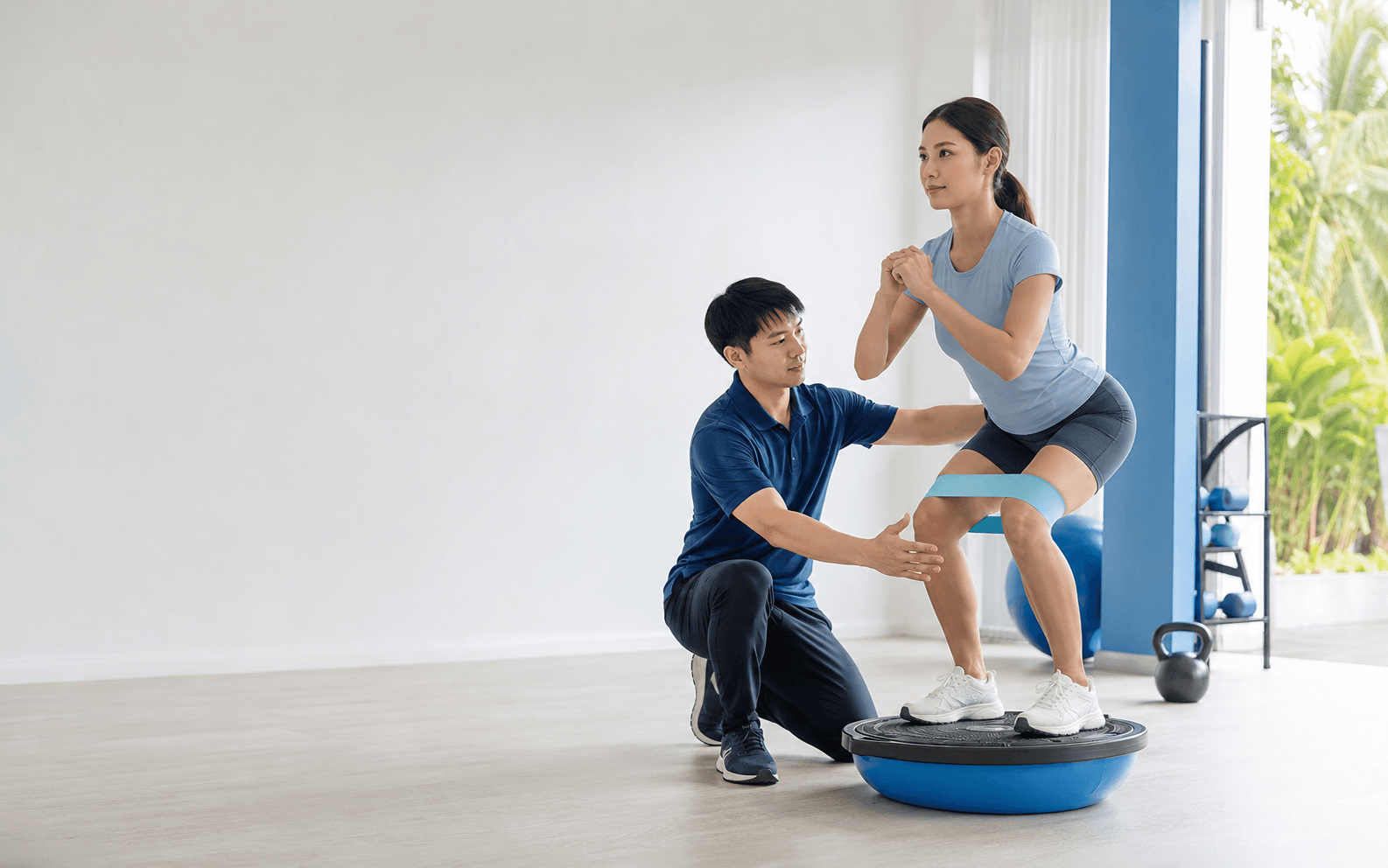 นักกายภาพบำบัดแนะนำการฝึก Exercise Rehabilitation
